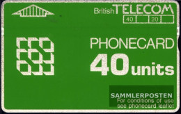 United Kingdom 230 40 Units, D 13a Used 1987 Phonecard - Autres & Non Classés