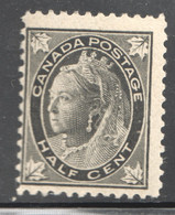 1897  Victoria - Maple Leaf  ½¢ Scott 66 MNH ** - Ungebraucht