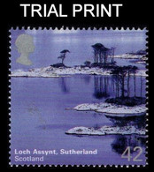 GREAT BRITAIN 2003 Loch Assynt Scotland Lake 42p (2nd) TRIAL:alt.value - Essais & Réimpressions