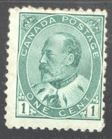 1903  Edward VII  1 ¢  Scott 89  MH * - Ongebruikt