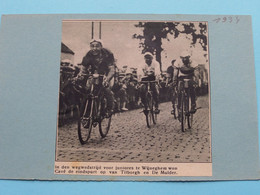 Wegwedstrijd Juniores Te WIJNEGHEM Won Cavé Op Van TILBORGH En De MULDE - 1934 ( Zie Foto Voor Detail ) KRANTENARTIKEL ! - Cyclisme