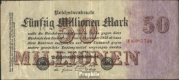 Deutsches Reich Rosenbg: 97b, Privatfirmendruck Gebraucht (III) 1923 50 Millionen Mark - 50 Millionen Mark
