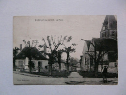 CPA 10 AUBE - MARCILLY LE HAYER : La Place - Marcilly