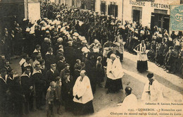 Quiberon * 7 Novembre 1906 , Obsèques Du Second Maître GUEZEL , Victime Du Lutin * Guézel Bateau échoué ? Boucherie - Quiberon