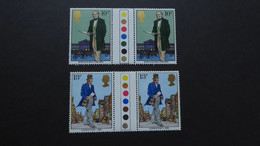 GREAT BRITAIN SG 1095 & 1097 2  Gutter Pair - Sheets, Plate Blocks & Multiples