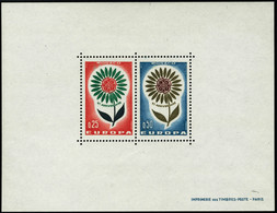 Neuf Sans Charnière 1964. Monaco. Bloc Spécial S/papier Gommé N°6 Europa 1964. Superbe - Altri & Non Classificati