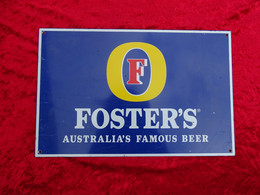 FORSTER'S Tôle Très épaisse Et Lourde ( Vrai Plaque De Bar  Donné Par Représentant Pas Repro ) - Tin Signs (vanaf 1961)