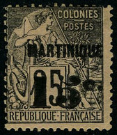 Neuf Avec Charnière N° 30a, 15c Sur 25c, Variété 5 Penché, TB - Altri & Non Classificati