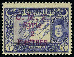 Neuf Sans Charnière N° 4, 2Pi S/1Pi Bleu-violet, Surcharge Rouge, TB - Andere & Zonder Classificatie