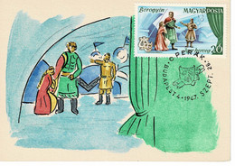 CARTE MAXIMUM HONGRIE 1967 Scenes From World Famous Operas - Maximum Cards & Covers