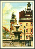 E3986 - TOP Oederan Brunnen Am Markt - Schumann Karte - Herausgeber - Stadt Oederan - Photo Kantor Wenzel - Replik - Oederan