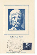 CARTE MAXIMUM HONGRIE 1949 GRANDS HOMMES BUDAI NAGY ANTAL - Maximumkarten (MC)