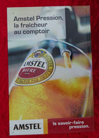 AMSTEL   ( Vrai Plaque De Bar Donné Par Représentant Pas Repro) - Tin Signs (after1960)