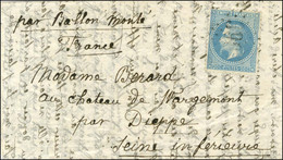 Lettre Avec Texte Daté De Paris Le 16 Octobre 1870 Pour Dieppe. Au Recto, GC 3997 / N° 29. Au Verso, Càd D'arrivée 23 OC - Guerra De 1870