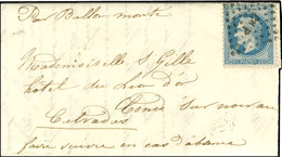 Lettre Avec Texte Daté De Paris Le 21 Octobre 1870 Pour Condé Sur Noireau, Au Recto Losange Ch P (Cherbourg à Paris) / N - Guerra De 1870