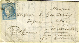 Etoile 31 (rare) / N° 37 Càd PARIS / CORPS LEGISLATIF 8 NOV. 70 Sur Lettre Pour Tonneins. Au Verso, Càd D'arrivée 29 NOV - Guerra De 1870