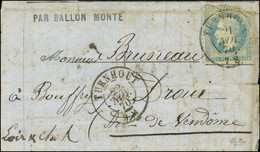 Lettre Avec Texte Daté De Paris Le 14 Novembre 1870 Pour Vendôme. Au Recto, Très Rare Cachet Belge TURNHOUT 21 NOV. 70 / - Guerra De 1870