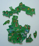 Lot 16 Magnets LE GAULOIS Villes D'Europe Françaises France - Vente à L'unité Au Choix Possible - Tourism