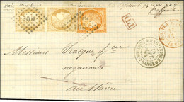 Losange MQE / CG N° 13 + 22 Paire (1ex Def) Càd MARTINIQUE / FORT-DE-FRANCE + Marque Manuscrite '' Diamant  24 Septembre - Correo Marítimo