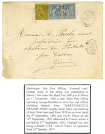 Càd MARTINIQUE / LA GRANDE ANSE / Col. Gen. N° 41 (paire) + 52 Sur Lettre 2 Ports Pour Castres Gironde. 1882. - TB / SUP - Correo Marítimo