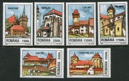 ROMANIA 2002 Fortress Churches In Transylvania MNH / **.  Michel 5649-54 - Nuovi