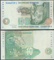 Südafrika Pick-Nr: 123b Bankfrisch 1999 10 Rand - Sudafrica