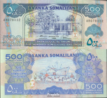 Somaliland Pick-Nr: 6b Bankfrisch 1996 500 Shillings - Somalia