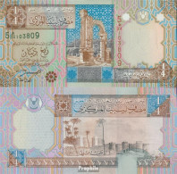 Libyen Pick-Nr: 62 Bankfrisch 2002 1/4 Dinar - Libië