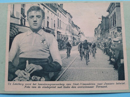 LEDEBERG Baankampioenschap Oost Vlaanderen  Juniors ( TERMONT ) 19?? ( Zie Foto Voor Detail ) KRANTENARTIKEL ! - Cyclisme