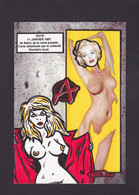 CPM Salon De Cartes Postales Tirage Limité 30 Ex Numérotés Signés JIHEL Femme Nue Nude érotisme Pin Up ROYE - Beursen Voor Verzamellars