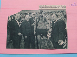 Alfred HAEMERLINK Wint Den Grooten Prijs Beroepsrenners Te St. NIKLAAS - 1934 ( Zie Foto Voor Detail ) KRANTENARTIKEL ! - Cyclisme