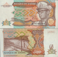 Zaire Pick-Nr: 34a Bankfrisch 1989 500 Zaires - Zaire