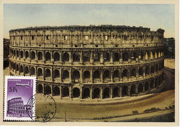 CARTE MAXIMUM HONGRIE 1967 LEGIPOSTA ROMA - Maximumkarten (MC)