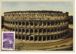 CARTE MAXIMUM HONGRIE 1967 LEGIPOSTA ROMA - Tarjetas – Máximo