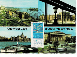 CARTE MAXIMUM HONGRIE 1971 BUDAPEST - Maximumkaarten