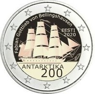 Estland  2020     2 Euro Commemo  Antarctica     UNC Uit De Rol  UNC Du Rouleaux  !! - Estland