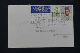 MAROC - Oblitération De Marrakech ( Année Internationale De La Femme ) Sur Enveloppe En 1975 - L 78121 - Marruecos (1956-...)