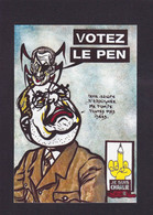 CPM SARKOZY Tirage Limité 30 Ex Numérotés Signés JIHEL Politique Satirique Le Pen Araignée - Politicians & Soldiers