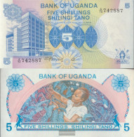 Uganda Pick-number: 10 Uncirculated 1979 5 Shillings - Ouganda