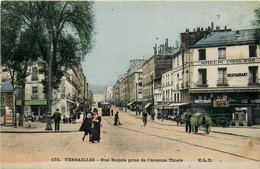 Versailles * Rue Royale Prise De L'avenue Thiers * Hôtel Du Coing D'or * Tramway Tram - Versailles