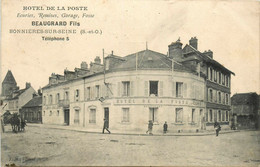 Bonnières Sur Seine * Café Hôtel De La Poste Propriétaire BEAUGRAND Fils - Bonnieres Sur Seine