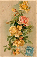 Catharina KLEIN * CPA Illustrateur Gauffrée Embossed * éditeur Kunstler Postkarteh Série 39 * Fleurs Roses - Klein, Catharina