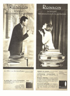 PUB BRIQUETS    " RONSON " 1960 ( 2 ) - Autres & Non Classés