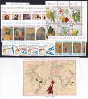 Vaticano - 1992 - Annata Completa / Complete Year Set MNH - Annate Complete