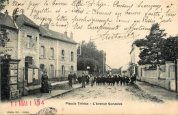 Le Plessis Trévise * L'avenue Gonzalve * La Mairie * école Des Garçons * Postes Ptt - Le Plessis Trevise