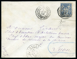 1902, Enveloppe Imprimée De L'Ambassade De France à Constantinople - 1876-1898 Sage (Tipo II)