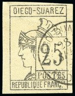 1890, Série Complète Y&T N°6/9 Du 1c Au 25c Oblitérée, - Gebruikt