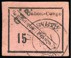 1889, 15c Noir Sur Rose Y&T N°14 Oblitération Cachet - Gebruikt