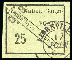 1889, 25c Noir Sur Vert Y&T N°15 Oblitération Cachet - Gebruikt