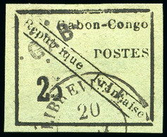 1889, 25c Noir Sur Vert Y&T N°15 Oblitération Cachet - Gebruikt